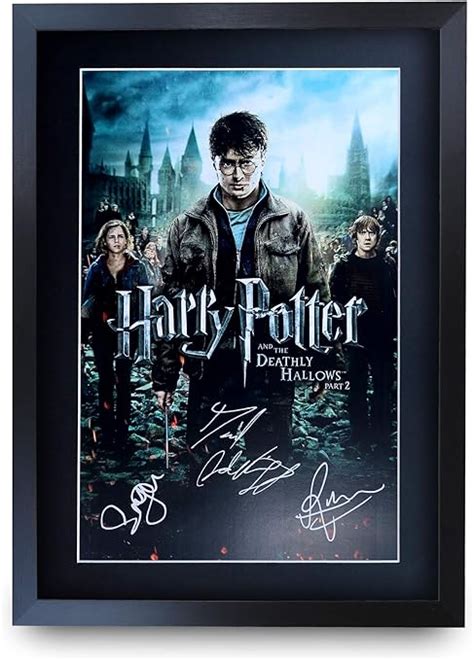 harry potter signed poster|harry potter signed movie poster.